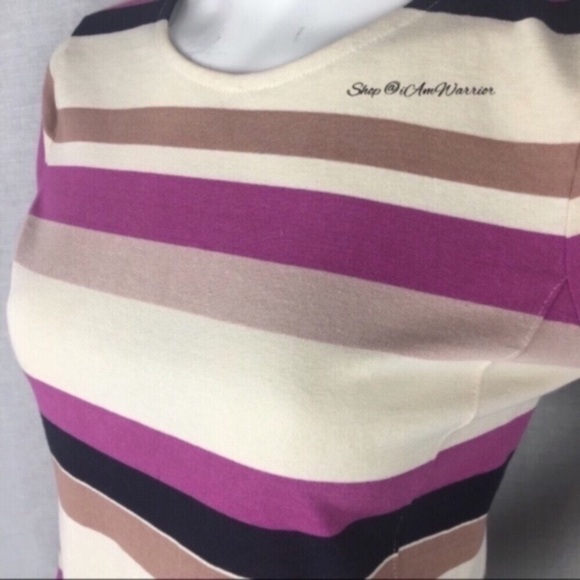 J.Crew colorblock stripe exposed back zip top *shop@iamwarrior - Picture 4 of 10